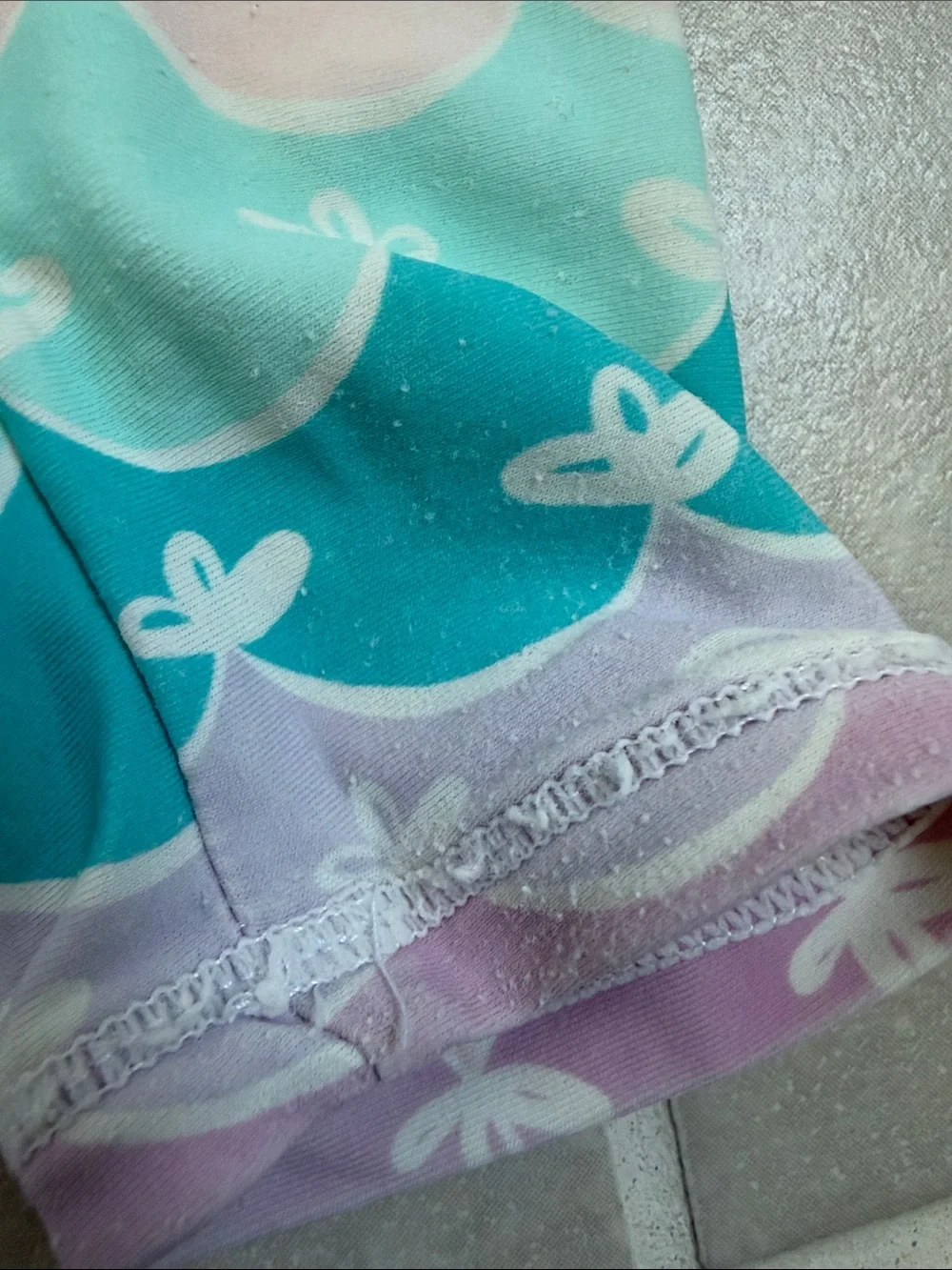 Ruffle Butts Teal, Mint & Lavender Girls Long Sleeve Rashguard Set